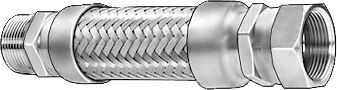 Tubo metallico flessibile raccordato